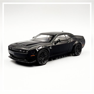 **สินค้าพร้อมส่ง** Dodge Challenger SRT 1:32 [JIAYE MODEL] โมเดลรถดอดจ์ ชาเลนเจอร์ เอสอาร์ที สีดำ, แดง, เทา