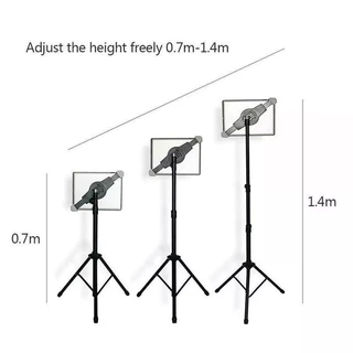 ขาตั้ง สำหรับi Pad,แท็บเล็ต หมุนได้ 360 องศา ขาตั้งที่จับ แท็บเล็ต สำหรับi Pad tripod Stand 🌷(กล่องขาว)