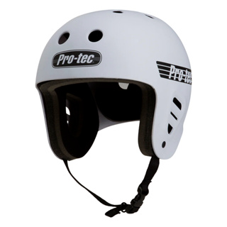 หมวกกันน็อคและอุปกรณ์ป้องกัน Pro-Tec Full Cut Skate Helmet Matte White