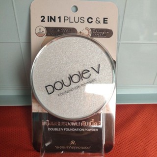 แป้งผสมรองพื้น AR Double V Foundation Powder 14g วันหมดอายุ 03 03 27