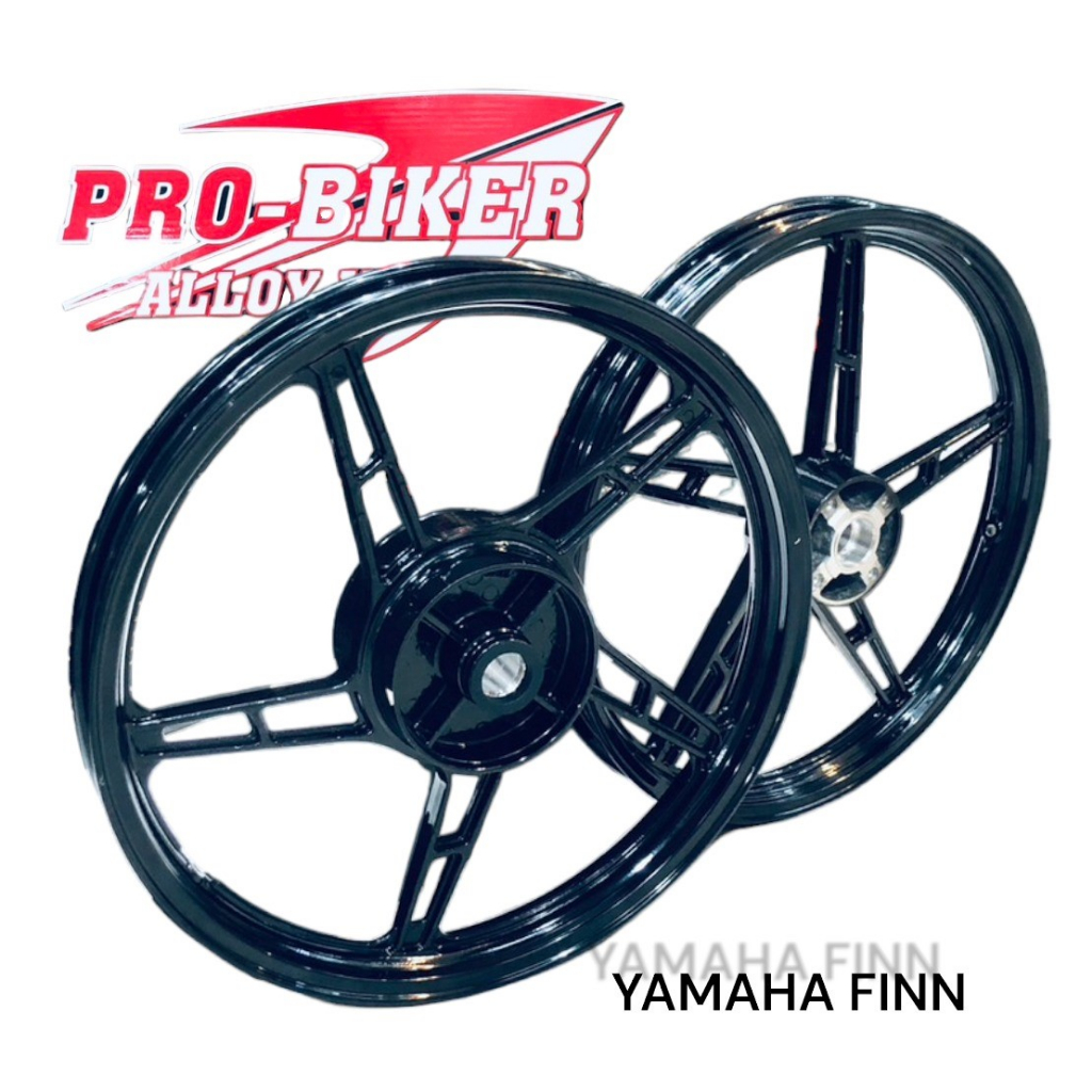 ล้อแม็ก(Pro Biker) HS-5804 ขอบ 17 FINN สีดำ รหัสสินค้าJSB-C047979