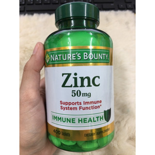 Natures Bounty Zinc 50mg 400tab