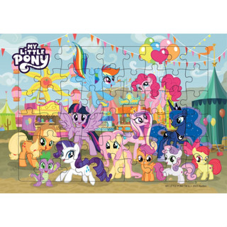 จิ๊กซอว์ MY LITTLE PONY 54 ชิ้น แบบแผ่น PUZZLE JIGSAW ม้าน้อยโพนี่ ลิขสิทธิ์แท้ [K]