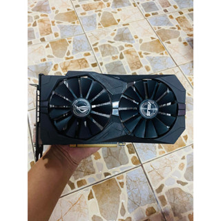 ขายการ์ดจอมือสอง ASUS STRIX RX570 4GB ต่อไฟเพิ่ม 8pin