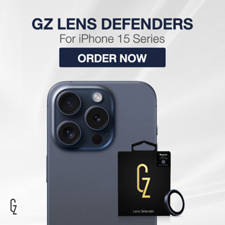 ฟิล์มป้องกันเลนส์กล้อง GZ Lens Defender สำหรับ iPhone 15 / 15Plus / 15Pro / 15ProMax