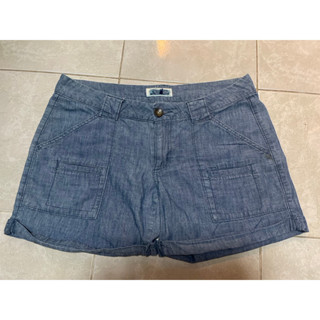 กางเกงยีนส์ขาสั้น แบรนด์ตัดป้าย size 8 (XL) เอว 33 สะโพก 40 ยาว 15