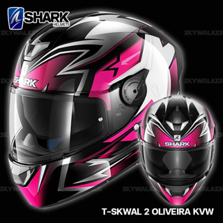 หมวกกันน็อค SHARK รุ่น T-SKWAL 2 OLIVEIRA KVW (GLOSSY)