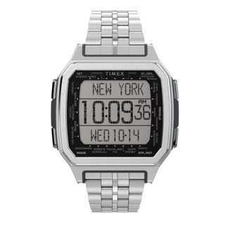 TIMEX TW2U17000 COMMAND URBAN นาฬิกาข้อมือผู้ชาย Digital สายเรซิ่น หน้าปัด 47 มม.