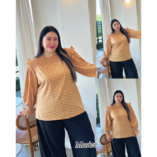 🔥Plussize🔥เสื้อคนอ้วน🔥   S รอบอก(bust) 48”สะโพก(hip) 52”     M รอบอก(bust) 52”สะโพก(hip) 56”