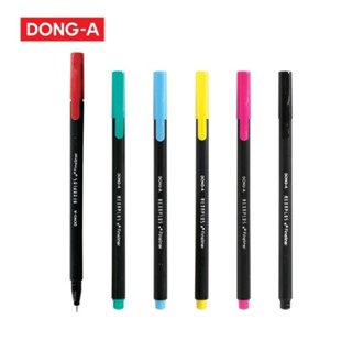 Dong-A ปากกาสีหัวเข็ม HEXAPLUS Fineliner ขนาด 0.38มม. สีสันสดใส เส้นคมสวย