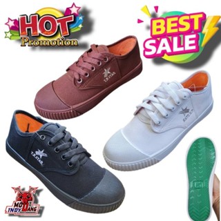 รองเท้าผ้าใบ นักเรียน 205s สีดำ,ขาว,น้ำตาล ไซส์ 30"-45"