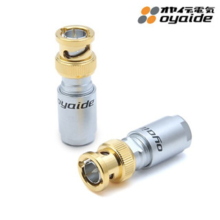 OYAIDE SLSB-BNC Pure Silver 4N BNC Connector 75 Ohm รองรับสาย 9mm ของแท้ศูนย์ / ร้าน All Cable