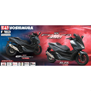 Yoshimura Asia ท่อฟูลซิสเต็ม R-77J FORZA 350 (2020-2022) *IN STOCK*