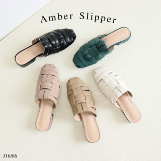 Mgaccess Amber  Slipper J16/06 รองเท้าสลิปเปอร์