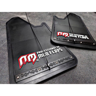 บังโคลนรถยนต์ NM Mud flaps Professional Black Plate. (***1คู่)