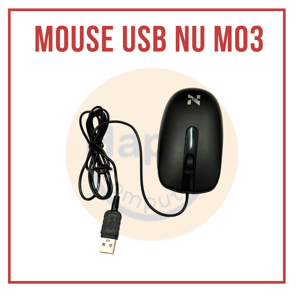 [พร้อมส่ง] เมาส์ Mouse USB NU M03