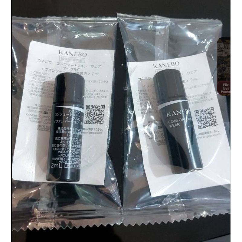 รองพื้นคาเนโบ kanebo comfort skin ware ขนาดทดลอง 2ml