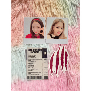 Blackpink Kill this love custom phone case polaroid card set jisoo rosé