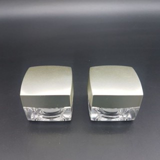 กระปุกเหลี่ยมขนาด5กรัม สีบรอนซ์ ขั่นต่ำ10ชิ้น