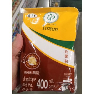 ecook​ ใบหยก​ แป้ง​มัน​ ฮ่องกง​ BIF potato​ starch 400g