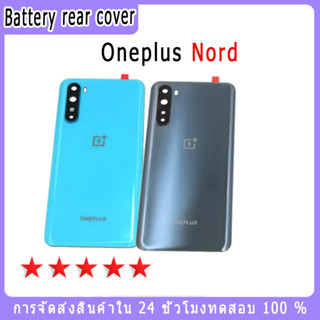 ฝาหลัง For Oneplus Nord AC2001 AC2003 ฝาหลัง Back Cover Battery Glass