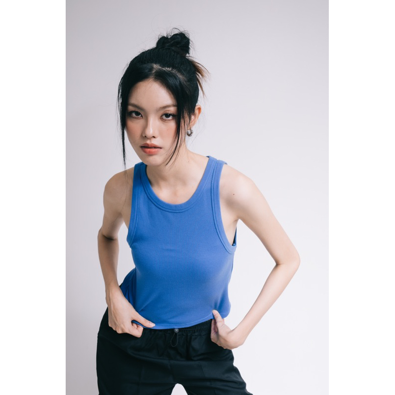 Reily Tank - Indigo เสื้อกล้าม ใส่สบาย
