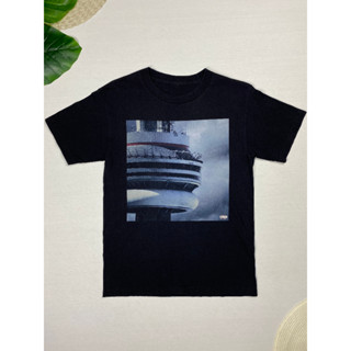 เสื้อยืด Drake ลาย Views สีดำ ลายหน้าหลังอัลบั้ม สวยมาก สภาพใหม่ Size S