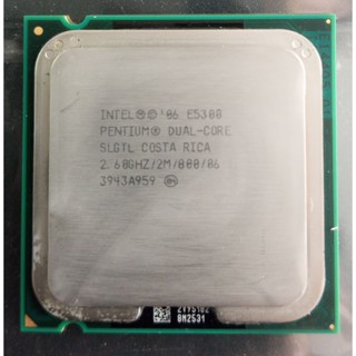 Intel Pentium Dual Core E5300 2.6GHz 2Cores 2Threads Socket 775