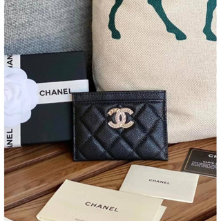 Chanel Card holder (Ori) 📌size 11 cm. 📌สินค้าจริงตามรูป งานสวยงาม หนังแท้💯