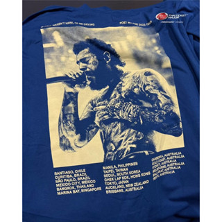 (มือ1 พร้อมส่ง) เสื้อยืดคอนเสิร์ต Post Malone Live in Bangkok 2023 ลิขสิทธิ์แท้