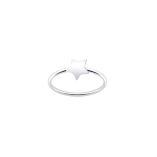 Silver thai Jewelry แหวนเงินดาวเรียบหรู / simple and elegant silver star ring PLSRG135