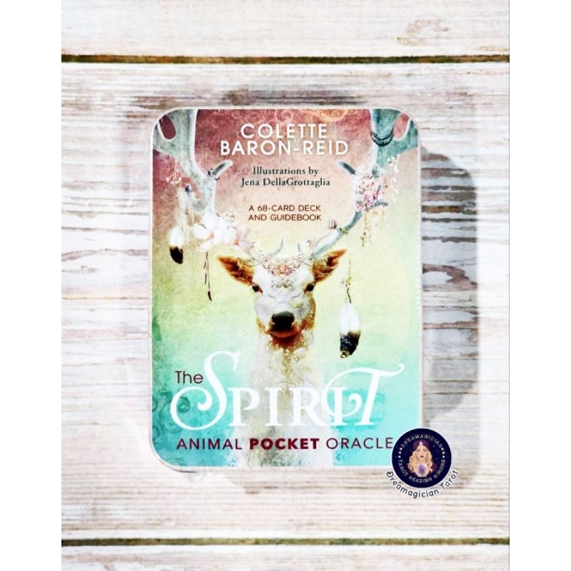 Spirit Animal Oracle ไพ่ออราเคิลแท้ขนาดพกพา ไพ่ยิปซี ไพ่ทาโร่ต์ ไพ่ออราเคิล Tarot Oracle