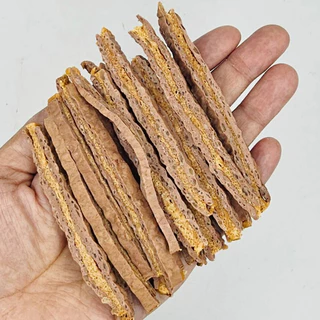 [สินค้าสั่งผลิต] Dogfin แซนวิชมิลล์กี้ มี 4 รสชาติ ขนมสำหรับน้องหมา เกรดส่งออก(SSM-แซนวิชแซลมอน,50 กรัม)