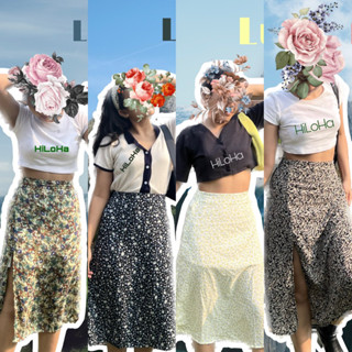 กระโปรงลายดอก | Luna Skirt 🌼| พร้อมส่ง🔥