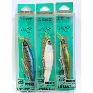 YO-ZURI LIVEBAIT softbody 90f 10.5g. ลอย เหยื่อปลอม YOZURI ของแท้ เหยื่อตกปลา