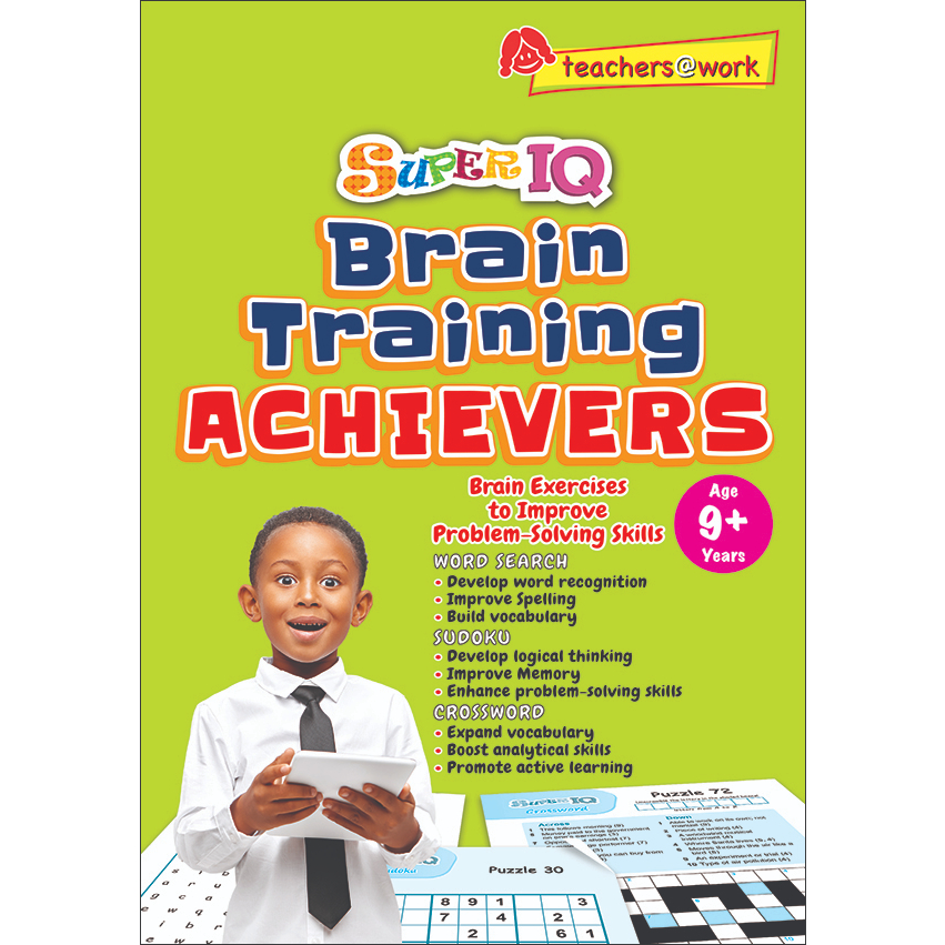 Global Education SUPER IQ Brain Training ACHIEVERS (Age 9+ Years)