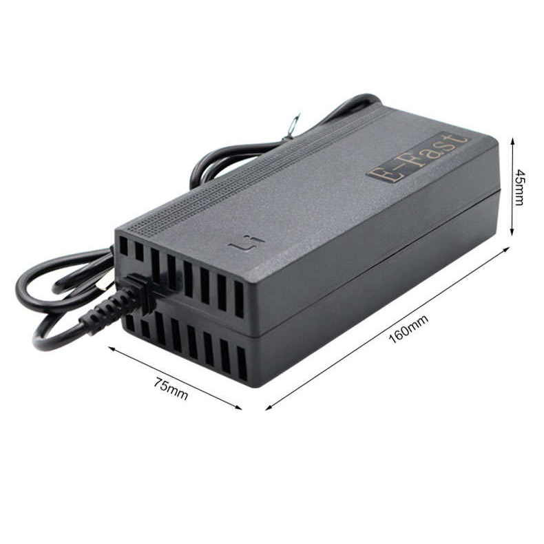 เครื่องชาร์จแบตลิเธียม Li-ion/LiFePO4 12-72v 2A ปลั๊ก DC5.5*2.5 มีพัดลม สำหรับชาร์จ E-bike ลำโพงบรูทูธ แผงวงจรคุณภาพ - รูปที่ 4