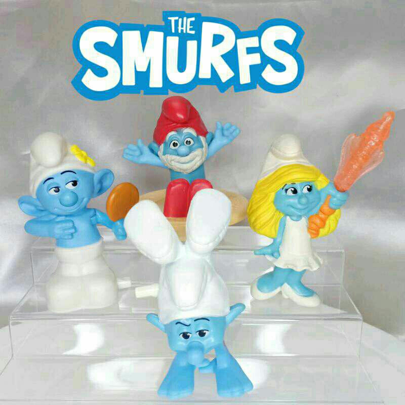 สินค้า​ ของเล่น The Smurfs เดอะ สเมิร์ฟ ของสะสม McDonald's สินค้า​ญี่ปุ่น​มือสอง​