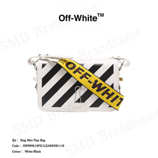 Off-White กระเป๋าสะพาย รุ่น Diag Mini Flap Bag Code: OWNN019F21LEA0030110