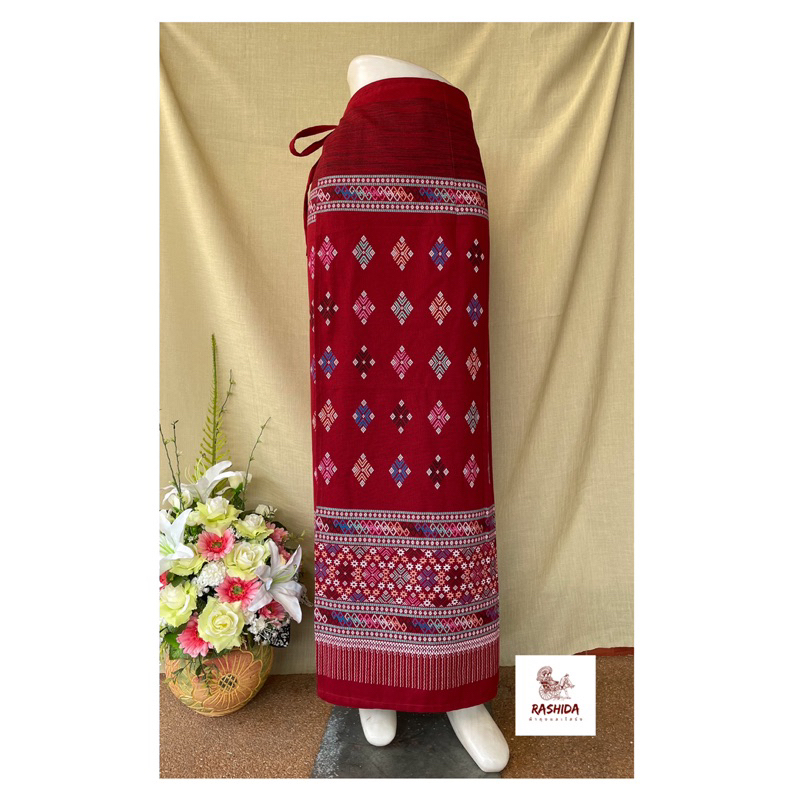 Sarongs Lanna season ♦️ผ้าถุงสำเร็จผ้าฝ้าย ผ้าถุงเชือกผูกใส่ไปวัด