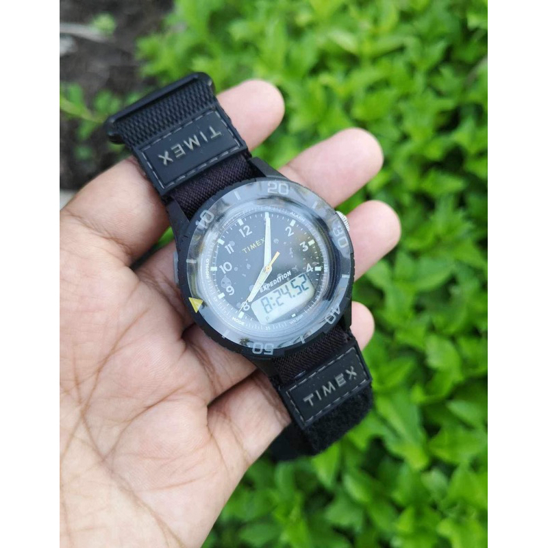 Timex​ Expedition Katmai BlackFabric Fast Wrap Strap Watch รุ่น​ TW4B18300NG ของใหม่แกะ​กล่อง​นะครับ