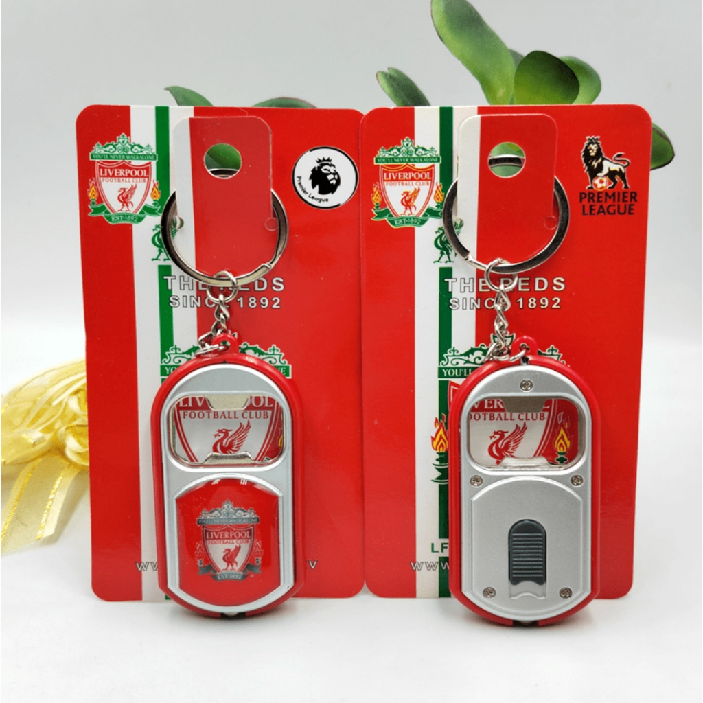 ที่เปิดขวด และไฟฉาย ลายสโมสรฟุตบอล หงส์แดง ผีแดง แมนยู ลิเวอร์