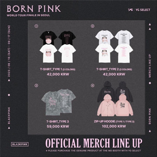 เสื้อ BORNPINK world tour finale in seoul (M)