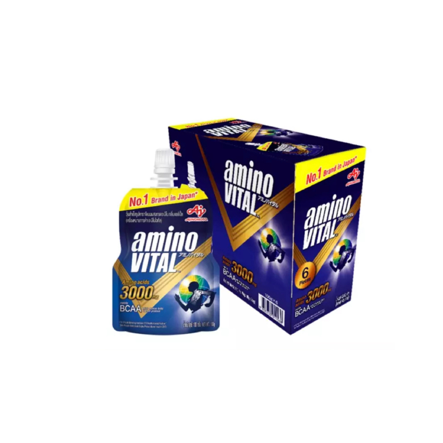 amino VITAL Energy gel อะมิโนไวทัล เจลพลังงานผสมกรดอะมิโนพร้อมทาน 100 กรัม