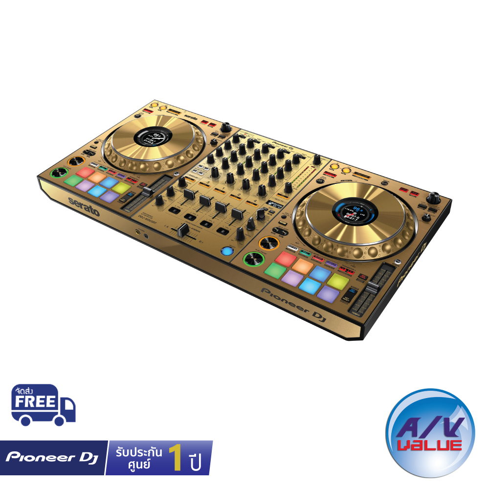 Pioneer DJ DDJ-1000SRT-N - 4-channel performance DJ controller for Serato DJ Pro (Gold)