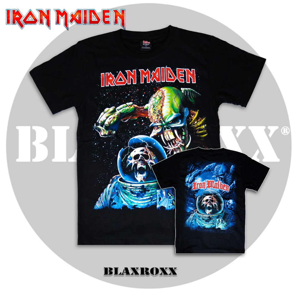 BLAXROXX® | Iron Maiden® | [IRM015-SUPERSOFT] | เสื้อยืดคอกลม แขนสั้น | สกรีนลายคมชัด | SUPERSOFT