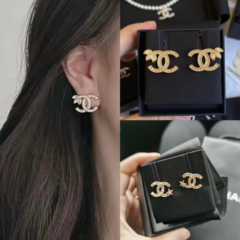 💯  ต่างหู CHANEL 22K ของแท้