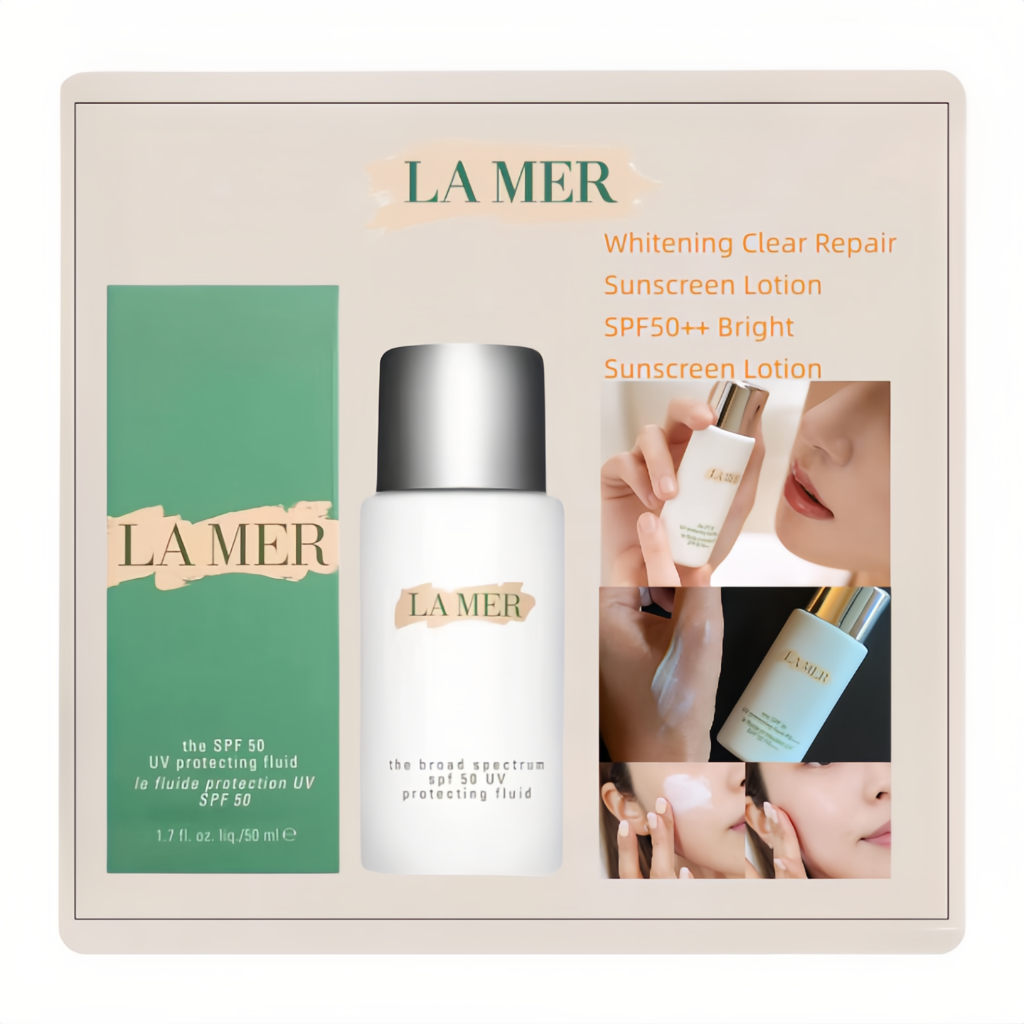 【ต้นฉบับนำเข้า 100%】La Mer The SPF50 UV Protecting Fluid PA+++ 50ml ครีมกันแดด