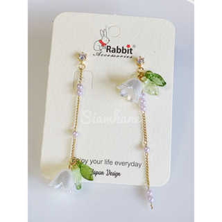 Rabbit Earrings S925 ก้านเงิน ต่างหูเกรดพรีเมี่ยม Japan Designs