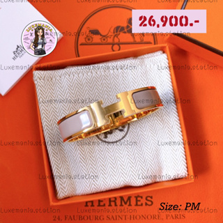 👜: New!! Hermes Clic Bracelet Size PM Marron GHW‼️ก่อนกดสั่งรบกวนทักมาเช็คสต๊อคก่อนนะคะ‼️